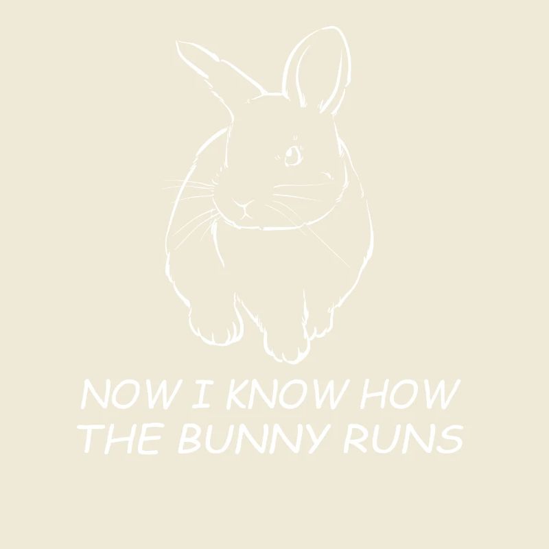Denglisch Now I know how the rabbit runs
