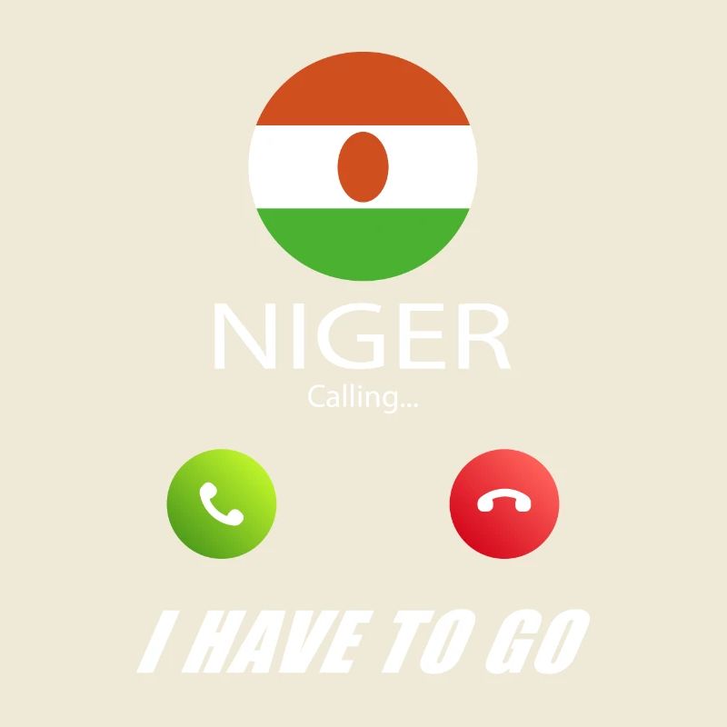 Niger ruft an Lusiger Flaggen Spruch