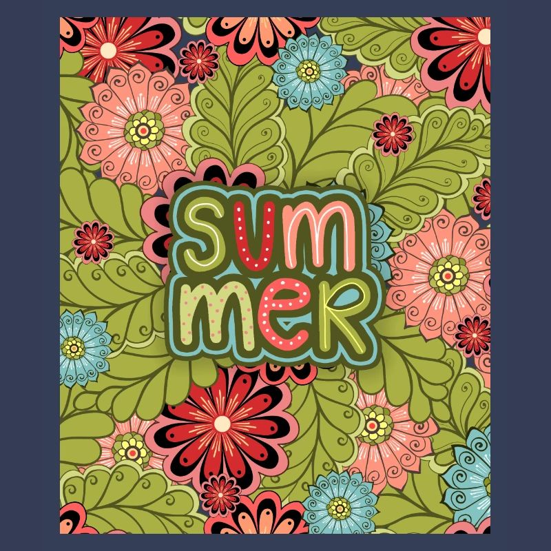 Summer, Pattern, Floral Pattern, Summer Pattern
