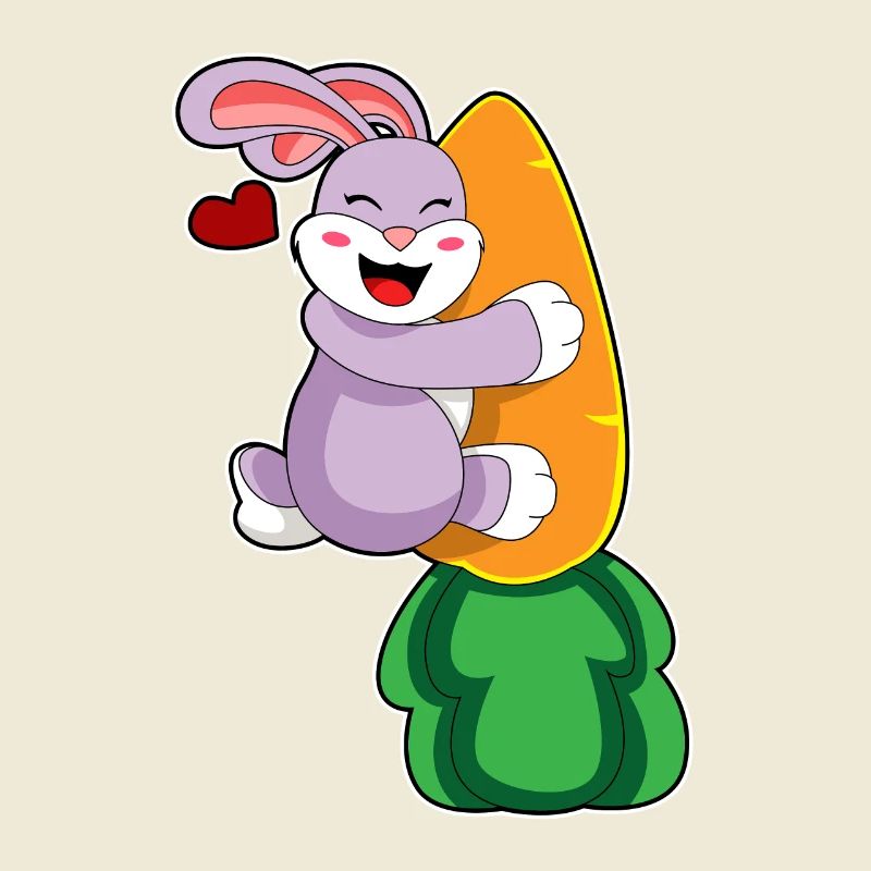 Rabbit with carrot