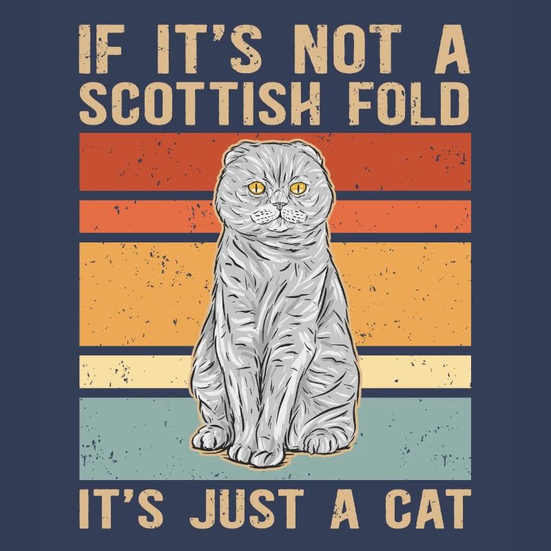 | écossaise pour chat à oreille pliante Cadeau Scottish Fold