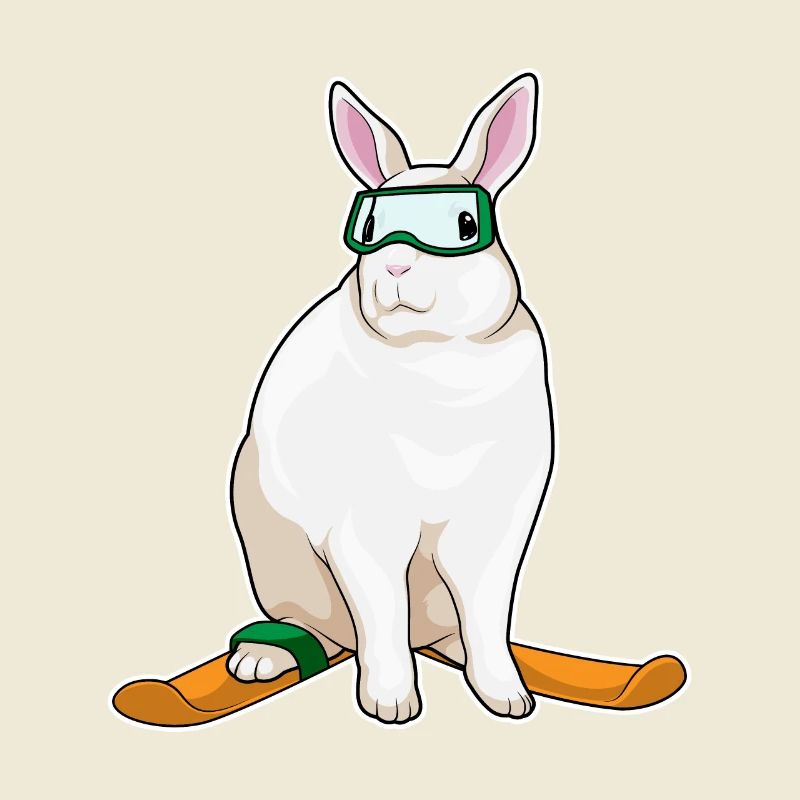 Rabbit Skier Ski