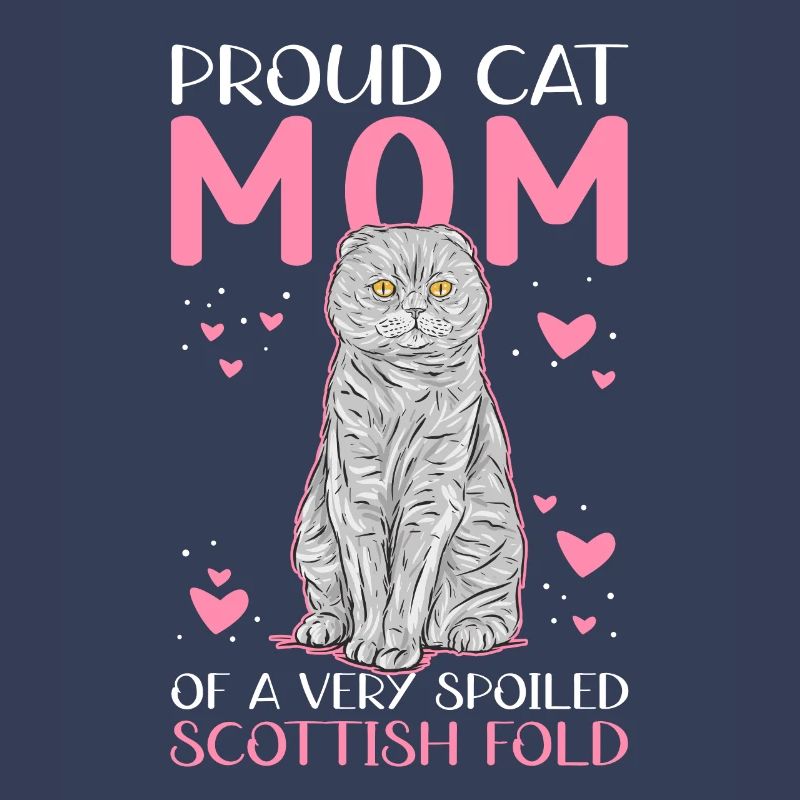 Scottish Fold-eared Cat Mom Cat Gift