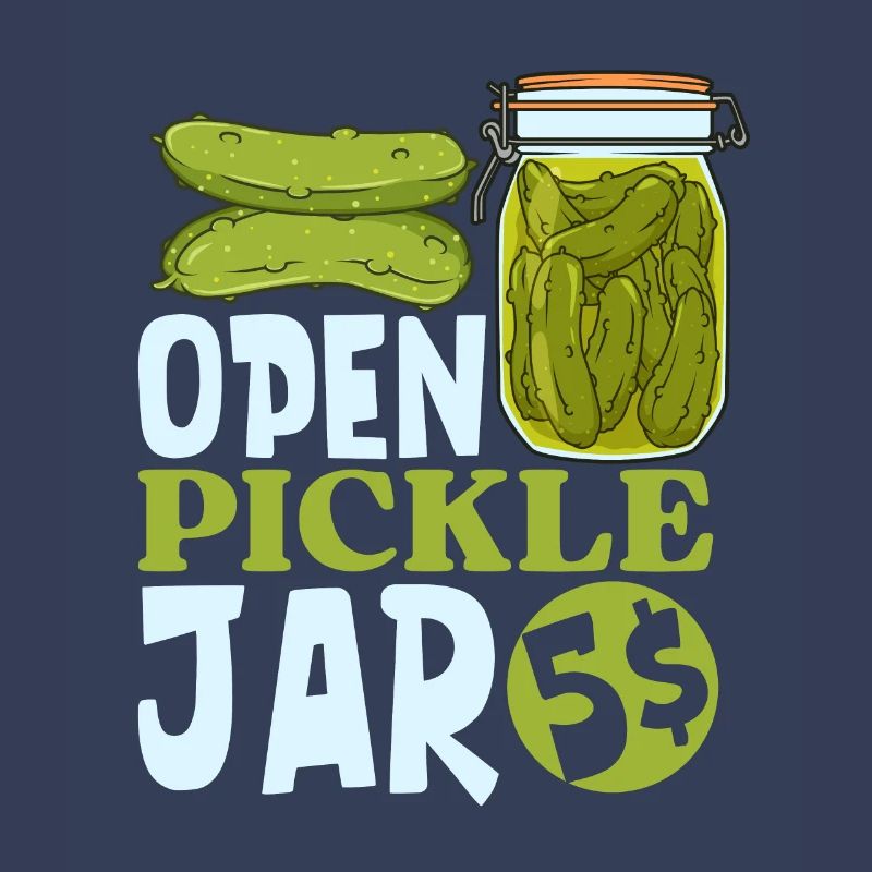 Pot de concombre ouvert 5 dollars - concombres