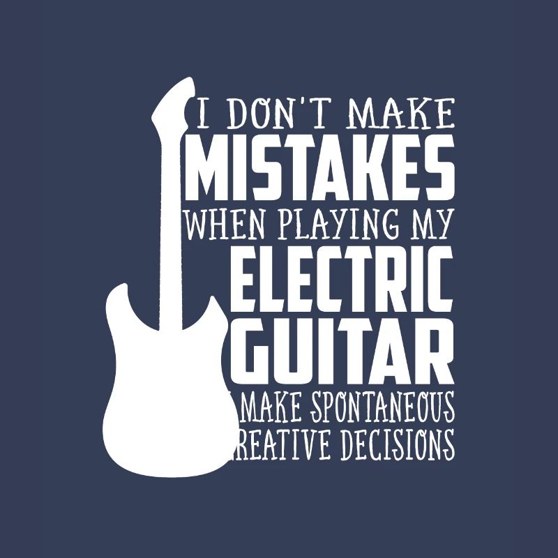 Vater mit E-Gitarre