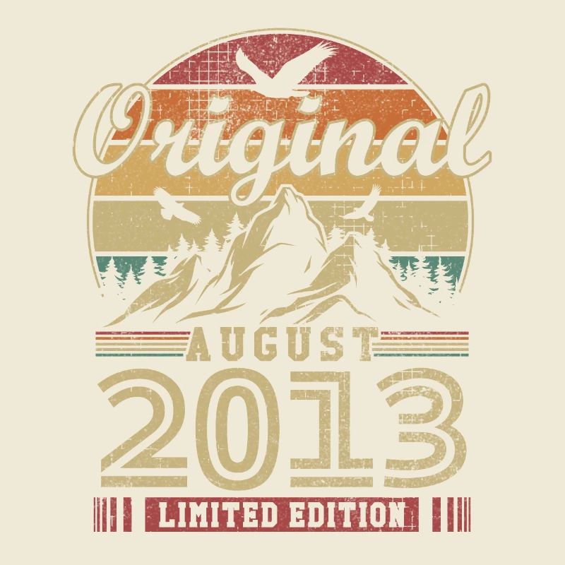 Original August 2013 vintage anniversary 2013