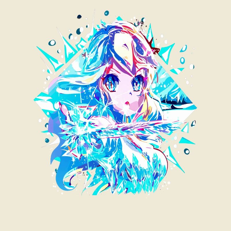 Anime Schneekönigin Eisprinzessin