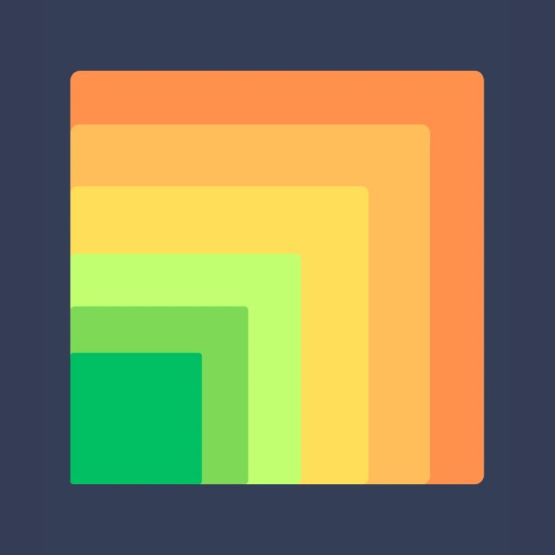 squares within a square.