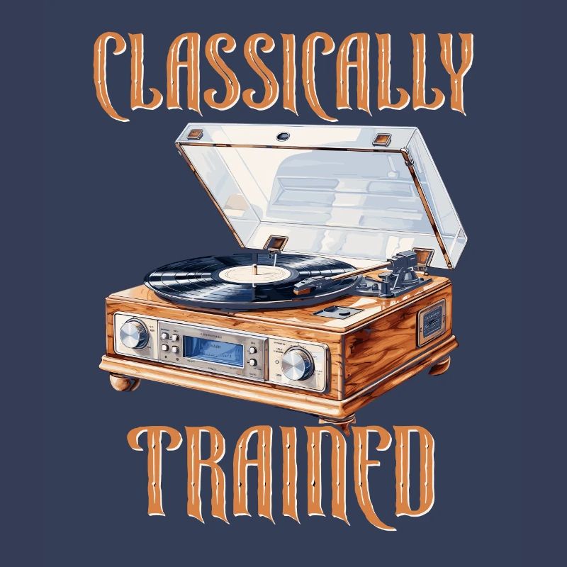 Classically Trained Vintage Record Player