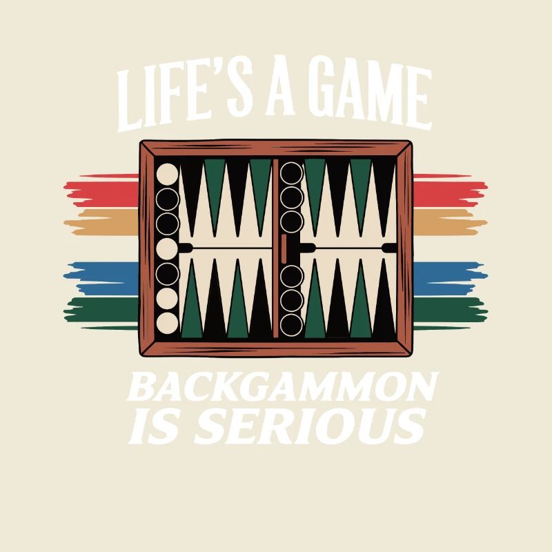 Das Leben ist ein Spiel Backgammon ist ernst Lovers Board G