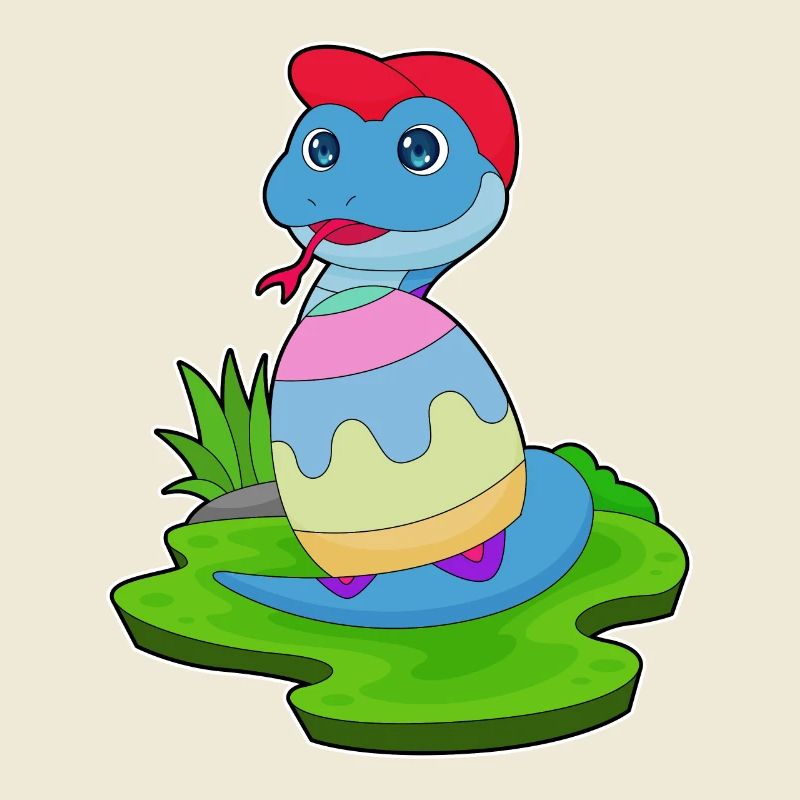 Snake Easter Easter Egg