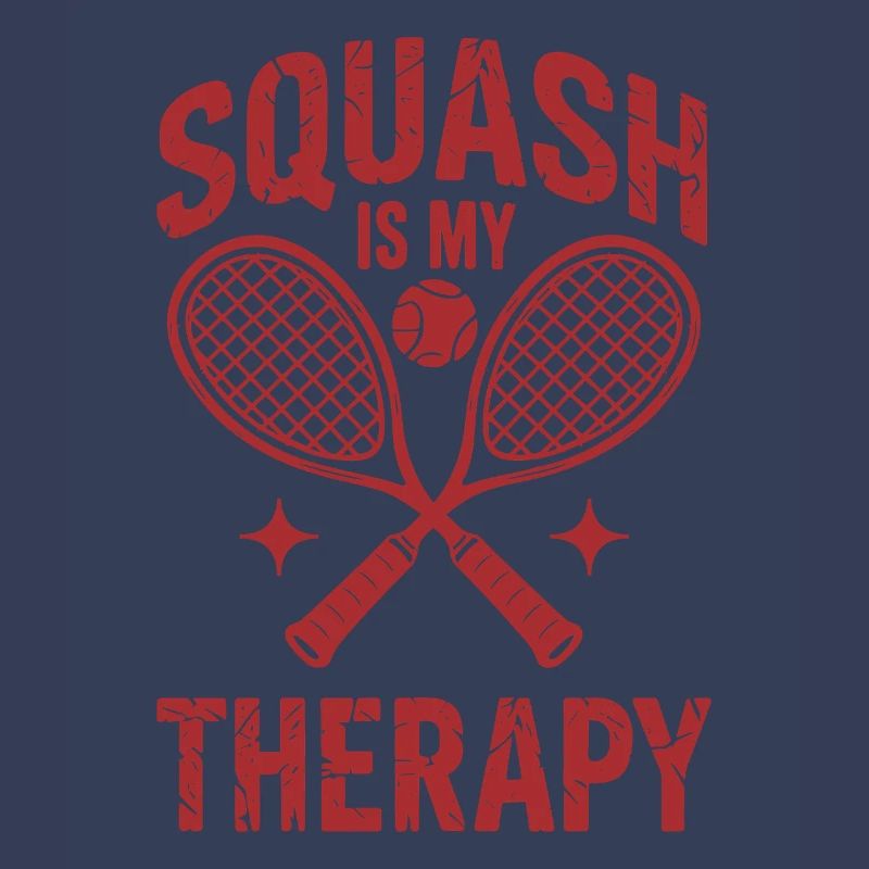 Squash is my Therapy Funny Squash Player