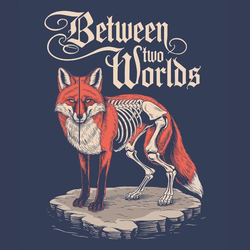 Between Two Worlds: Dark Cottagecore Fox