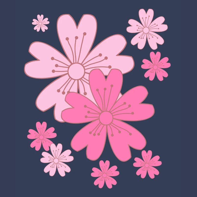 Falling Sakura Cherry Blossoms
