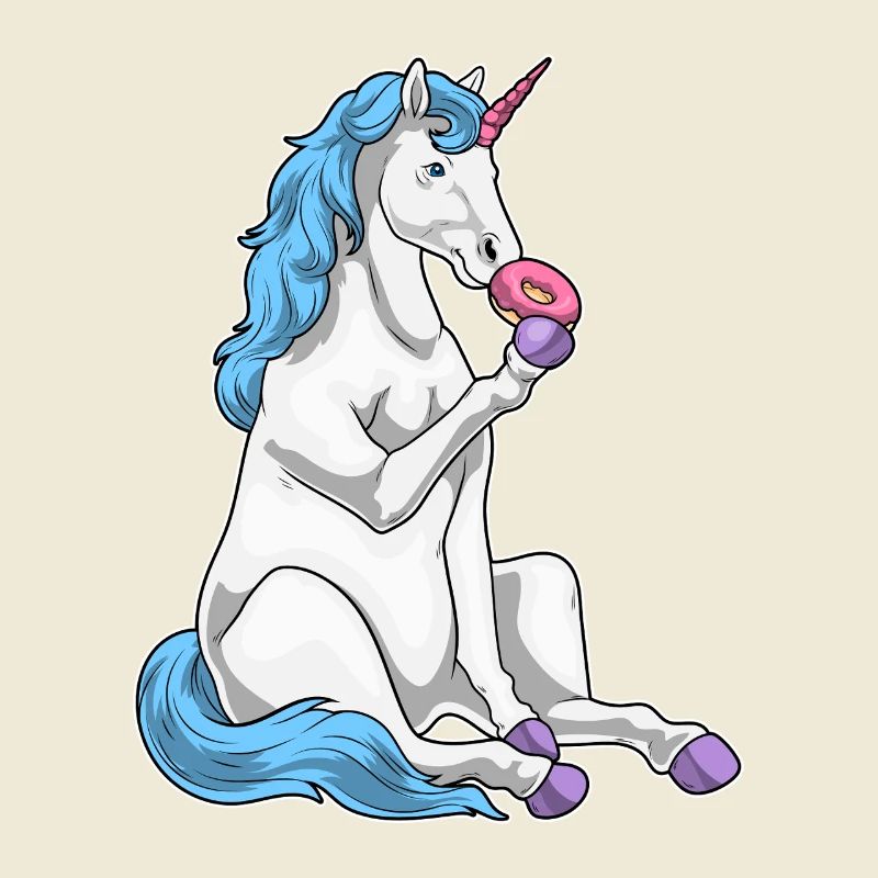Beignet licorne