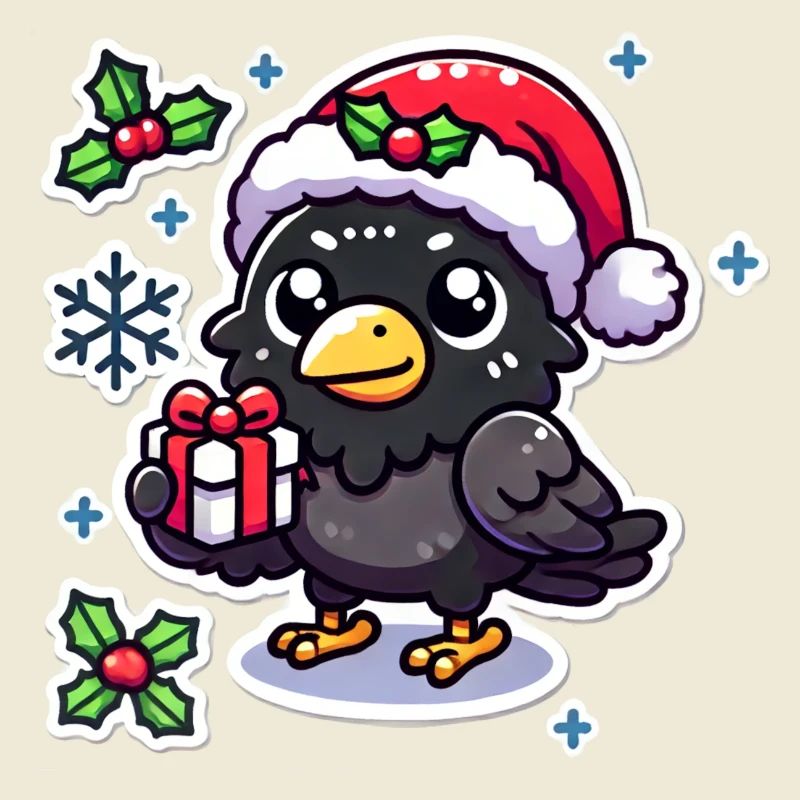 Festive Crow Mischief