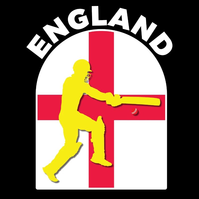 Drapeau de l’Angleterre batteur de cricket Angleterre par DPattonPD