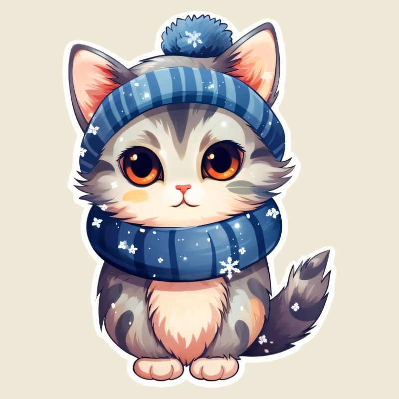 Snow kittens