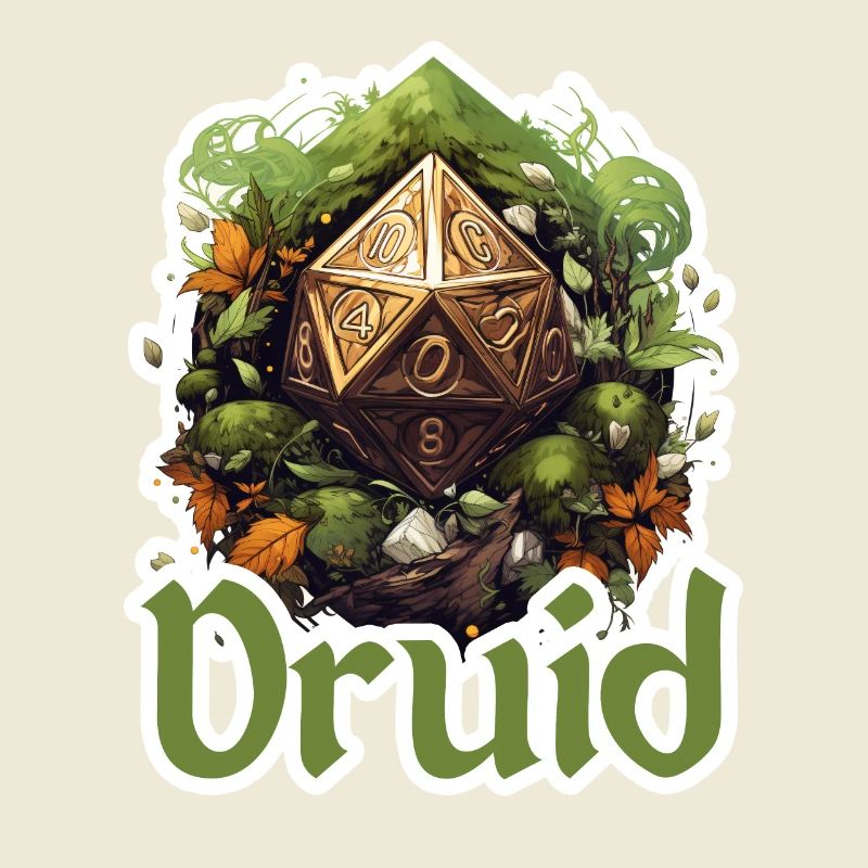 Druide mit W20 – Fantasy RPG Design