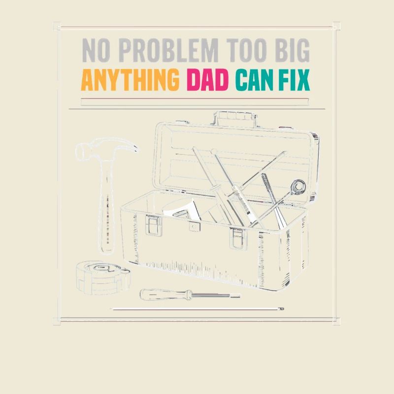 Dad Fix It Toolbox Graphic