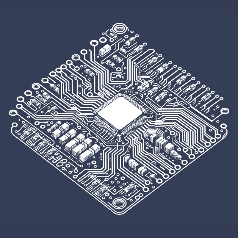 CPU anatomique et PCB - Cool Computer Scientists