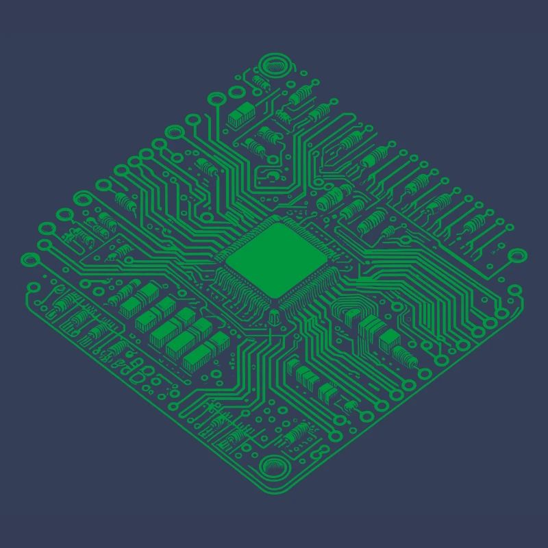 Anatomical CPU & PCB - Cool Computer Scientists