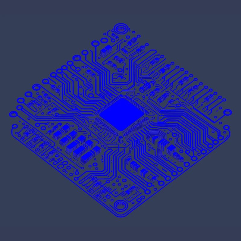 CPU anatomique et PCB - Cool Computer Scientists