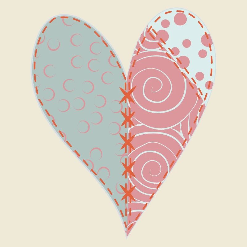 Patchwork Herz Nr. 3