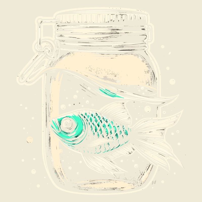 Poisson dans un bocal