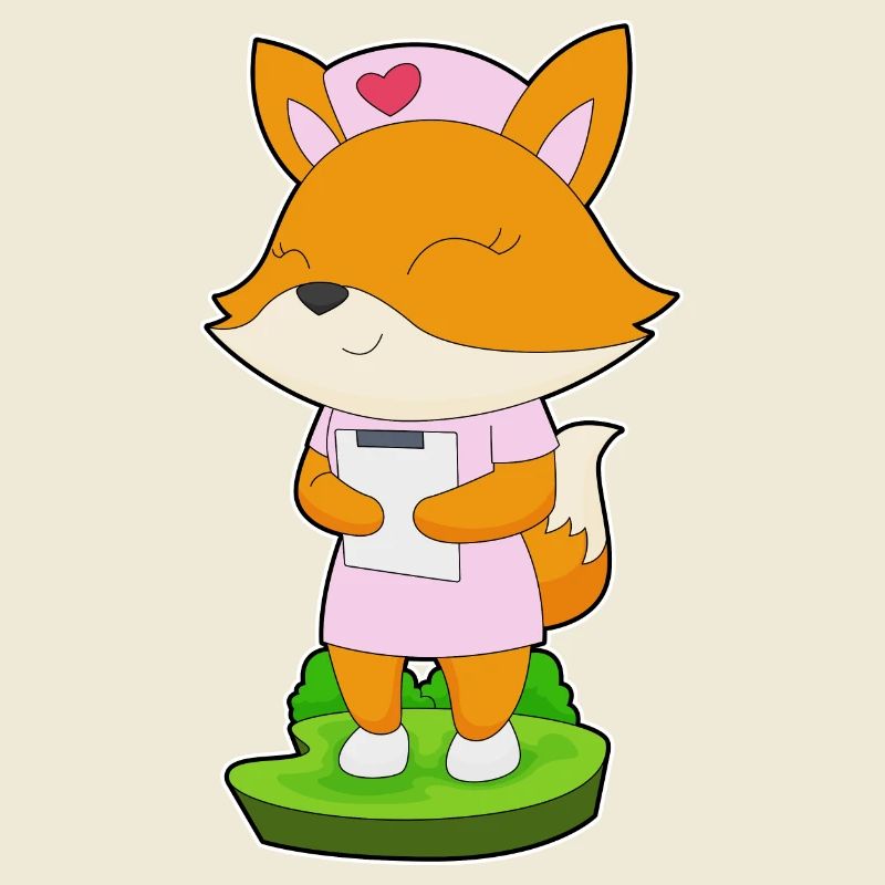 Fox Nurse Notepad