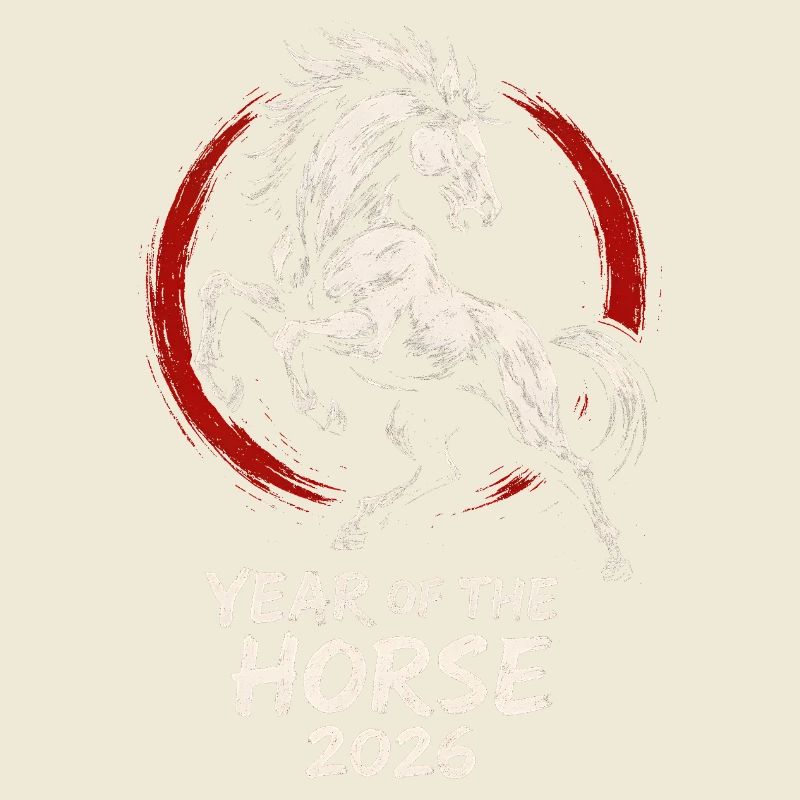 Année du Cheval 2026 Nouvel An chinois