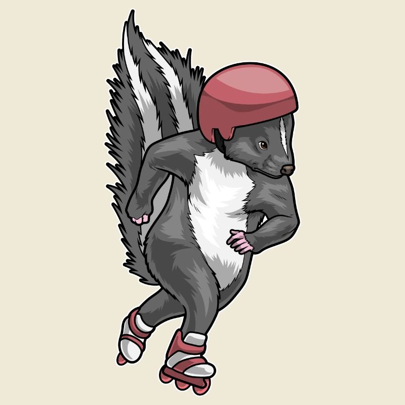 Skunk Inline Skating Roller Skates