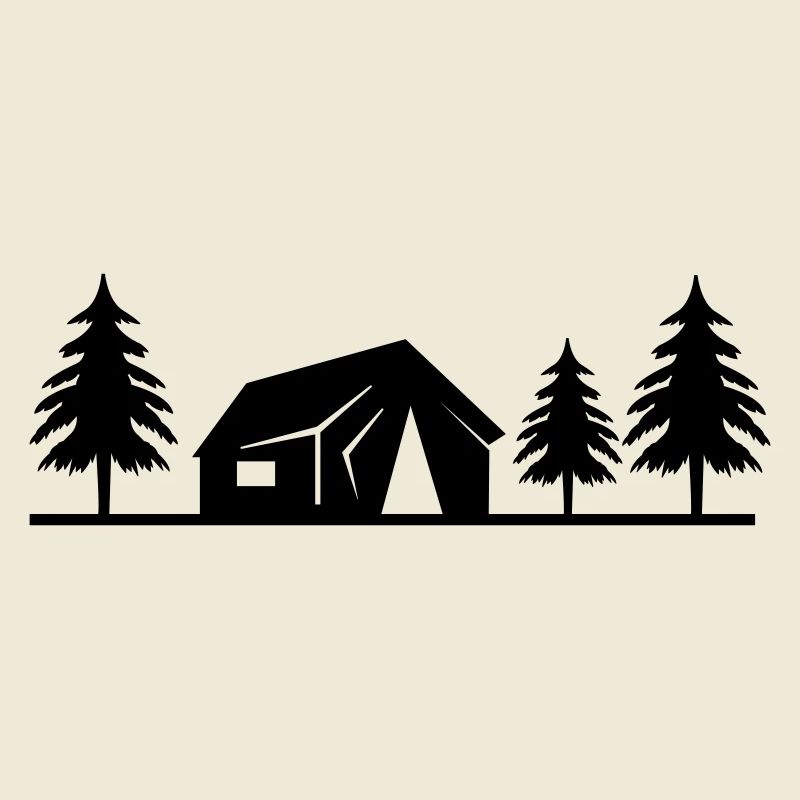 cabane dans la forêt