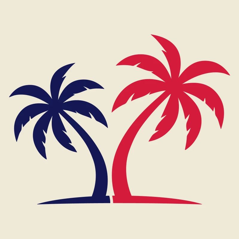 Palm Tree Symbol Island