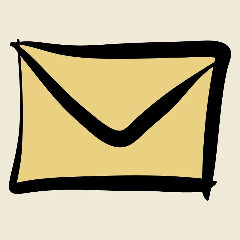 Brief / Briefumschlag Symbol. Post / E-Mail.