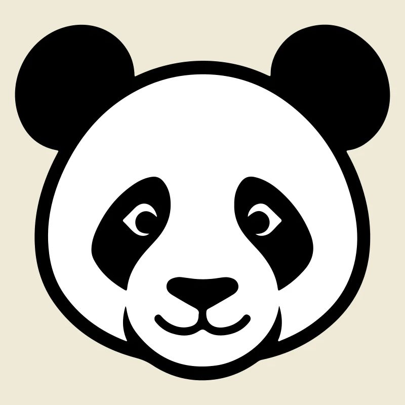 Panda Kopf