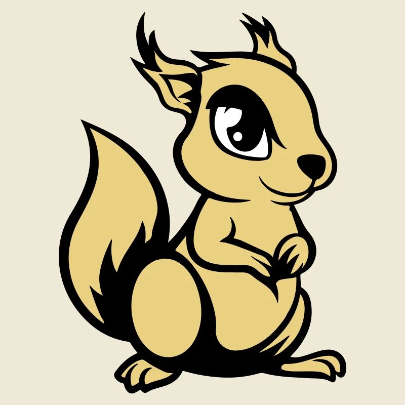 eichhörnchen comic tier