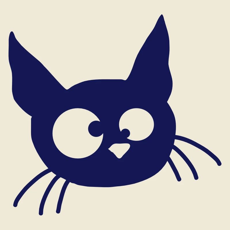 Crazy Cat Squints Funny Eyes Grimace Fun
