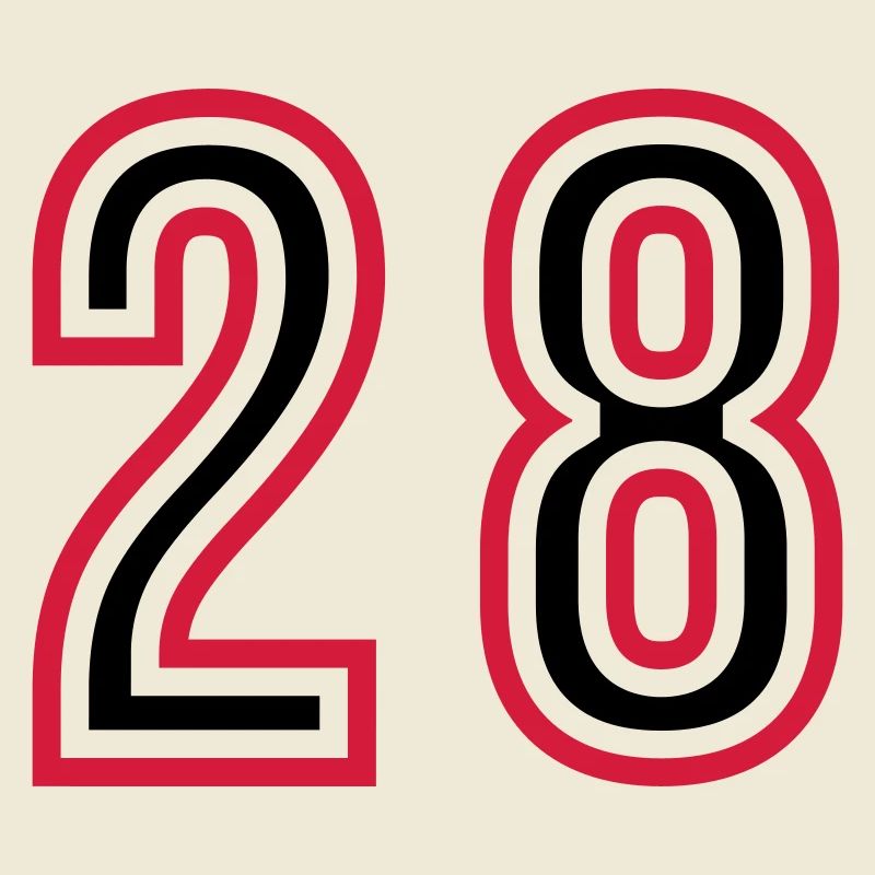28 Number Years Jersey