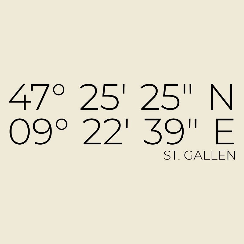 Coordinates St. Gallen