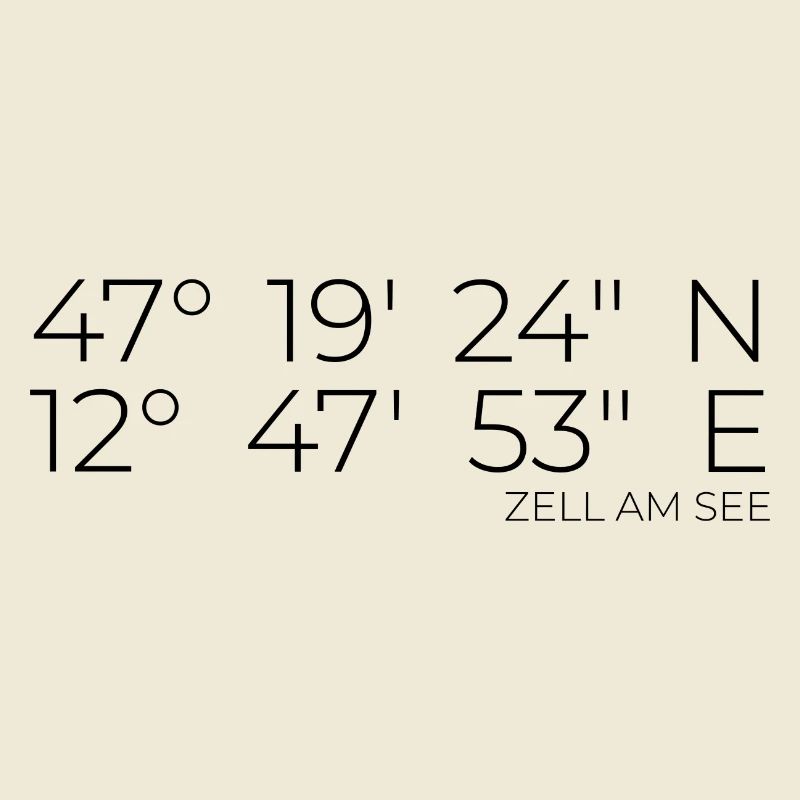 Coordinates Zell am See, Austria