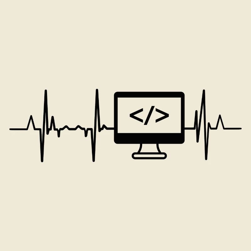 Programmierer Herzschlag