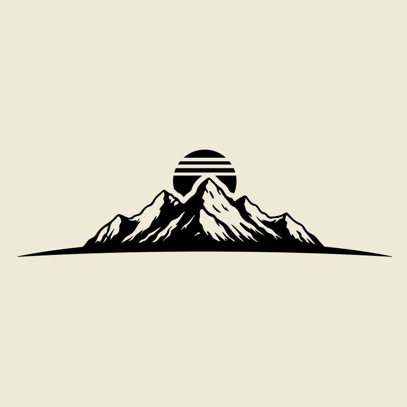 Mountains Summit Silhouette