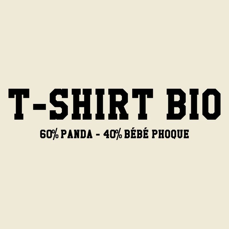 Bio Panda Bebe Phoque Humour
