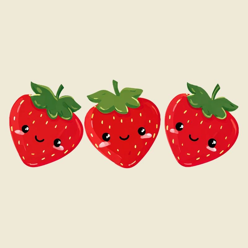 Fraises Visages Doux