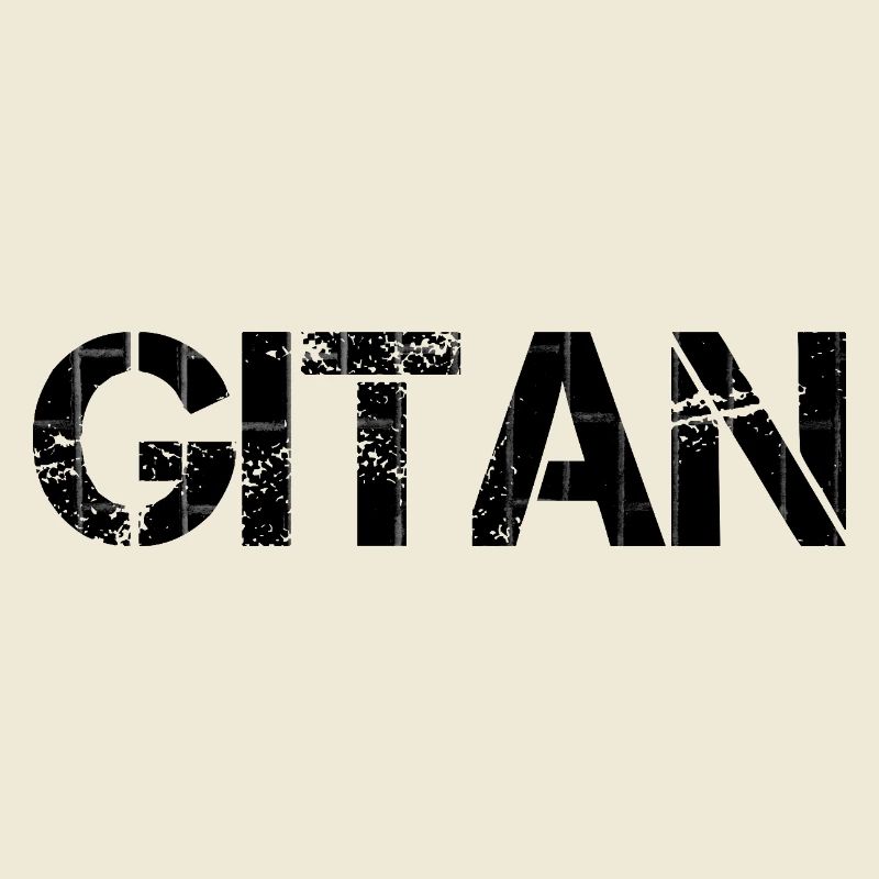 Gitan usé brique brun