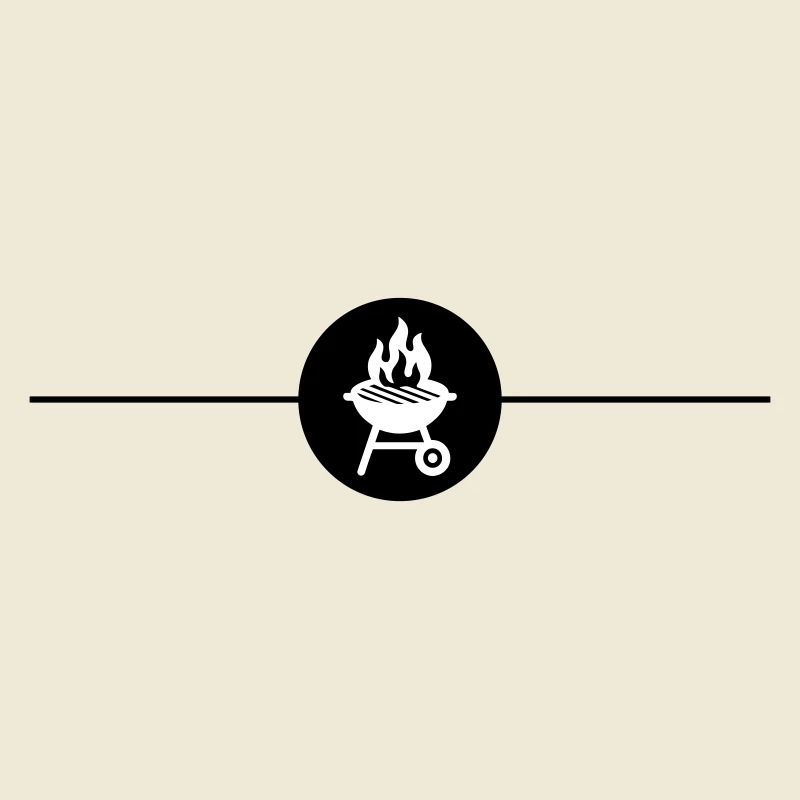 Grill Symbol Grilling Line