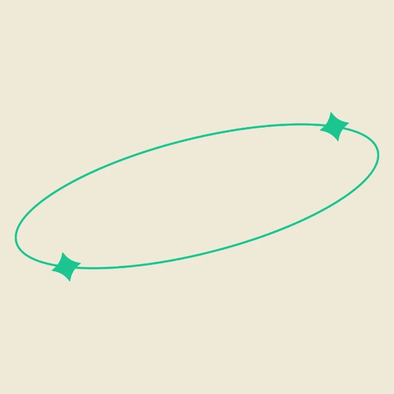 Elliptical Star Ring