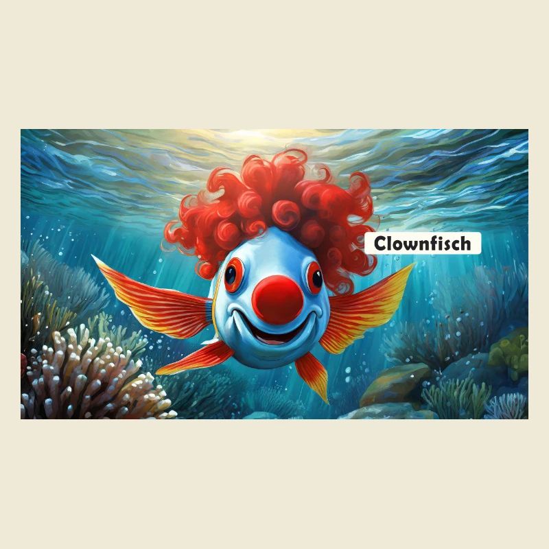 Jeu de mots : expression allemande ambiguë - Clownfisch