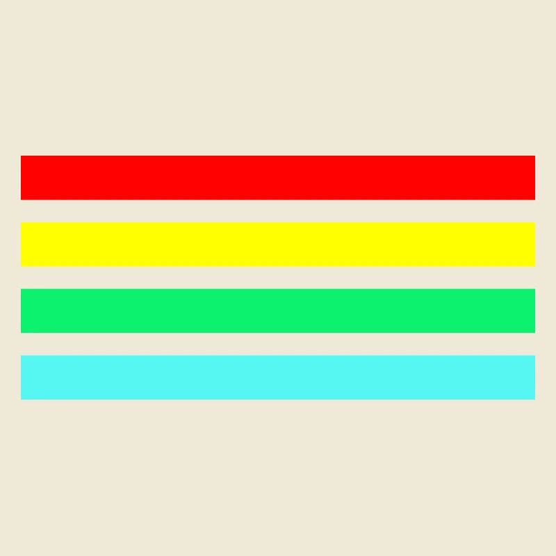 Retro neon arc stripe composition